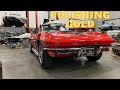 Improving (Bloomington) Gold 67 Big Block Corvette -  Making the Best Better! Car Restoration Shop