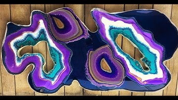 69. Large Resin Geode Coffee Table. Part 2. Second Layer