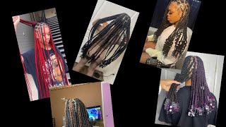 Back To School Hairstyles For Knotless And Box Braids!