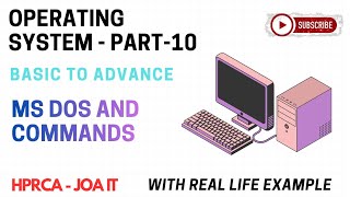 HPRCA -JOA IT #MS DOS AND COMMANDS ( #banks # joa computer operator)  asaan bhasha mein