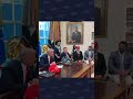 President Trump meets with wounded veterans in the Oval Office for Executive Order signings