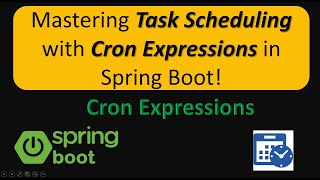 scheduling tasks with cron expressions in spring boot | spring boot task scheduling tutorial