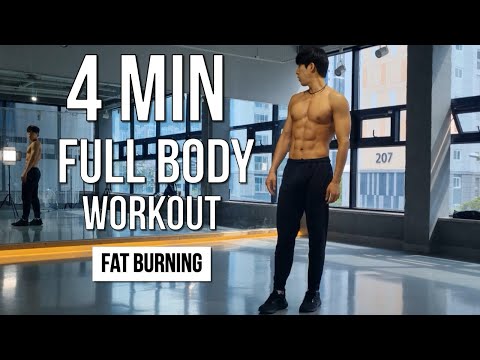 FULL BODY WORKOUT TABATA (Fat Burning) | 전신 운동 4분 타바타 (체지방 감소)