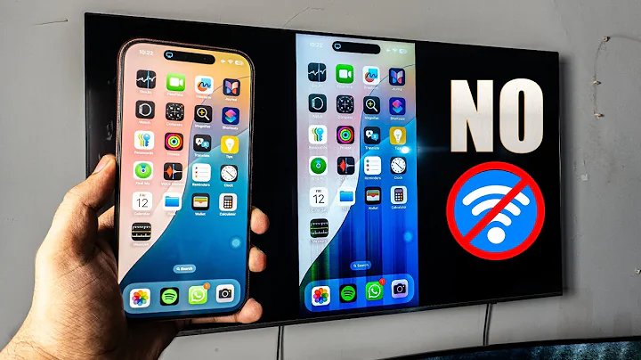 How to Screen Mirroring iPhone to Any TV Without WiFi (2025)