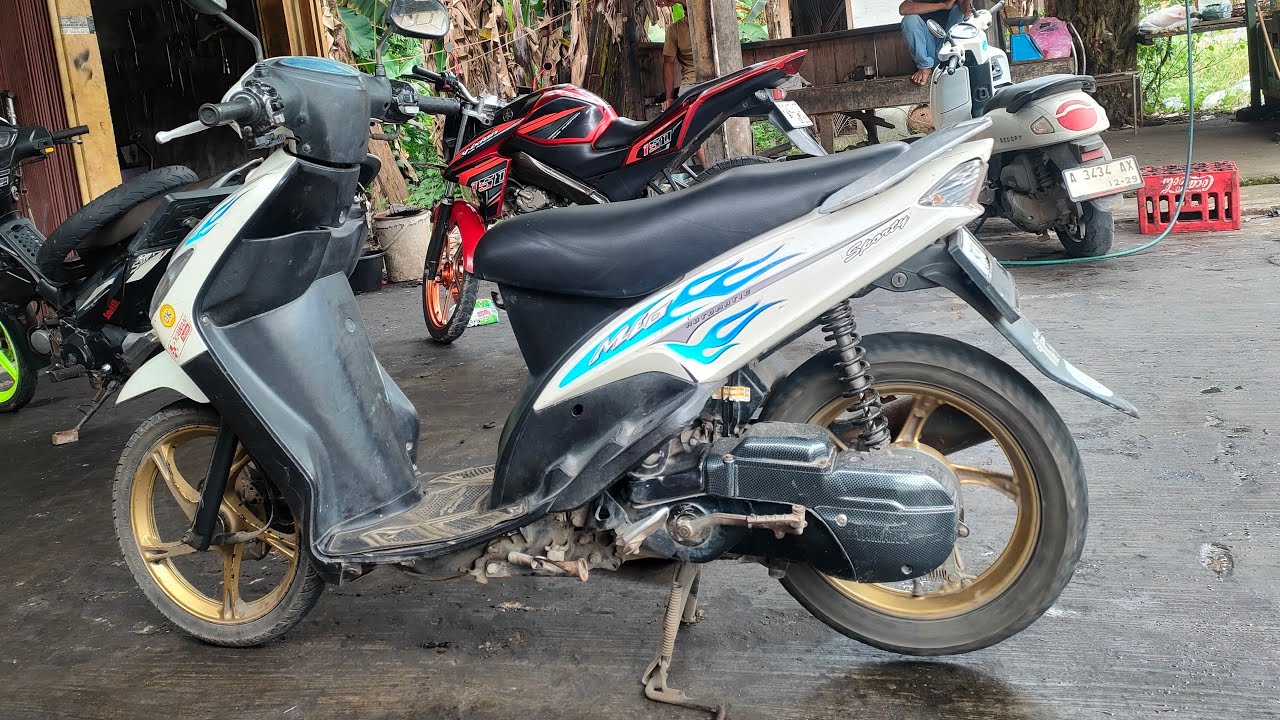 Mio dari Ciruas mesin kasar cek up