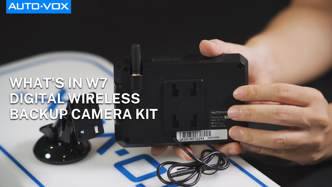 What's in W7 Digital Wireless Backup Camera Kit - YouTube