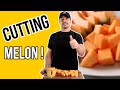How to Cut a Cantaloupe | Fast and Easy