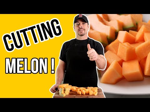 How to Cut a Cantaloupe | Fast and Easy