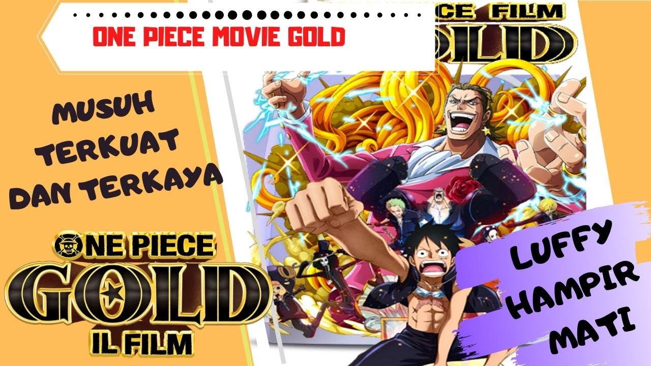 One Piece Film Gold 2016 Goldposter