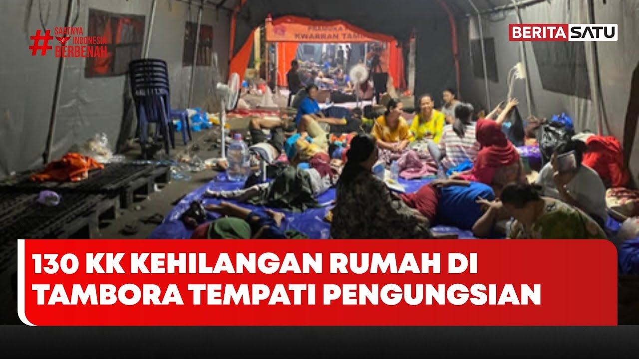 86 Rumah di Tambora Terbakar, Warga Mengungsi Tempati Tenda BPBD #Beritasatu