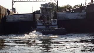 Entering Lock 7 Champlain Canal