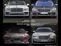 4 Beast Sedan Review in One video(Bentley Flying Spur,BMW M760LI,Mercedes Benz Maybach S680)
