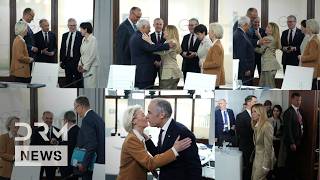 Unseen Moments Meloni, Merz, Starmer And Other Leaders Share Laughter During G7 Summit Ac1B