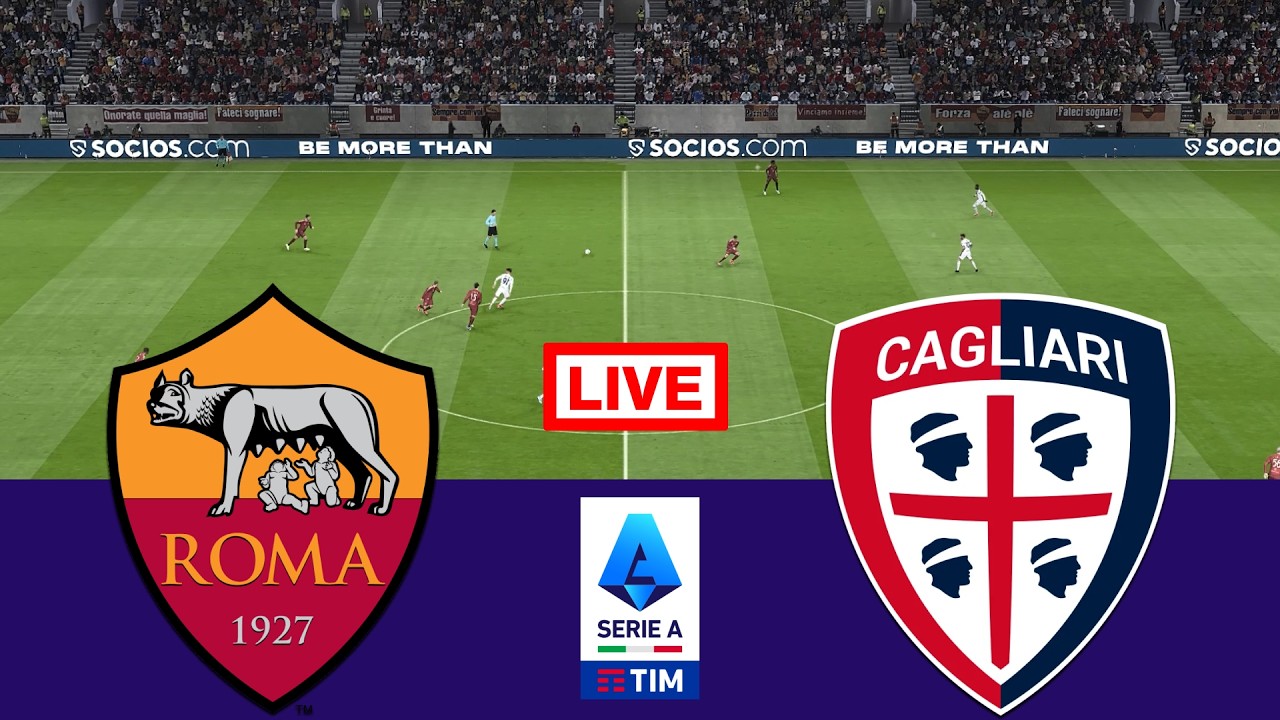 🔴 In Diretta : Roma vs Cagliari | Serie A 2025/26 | Streaming completo della partita
