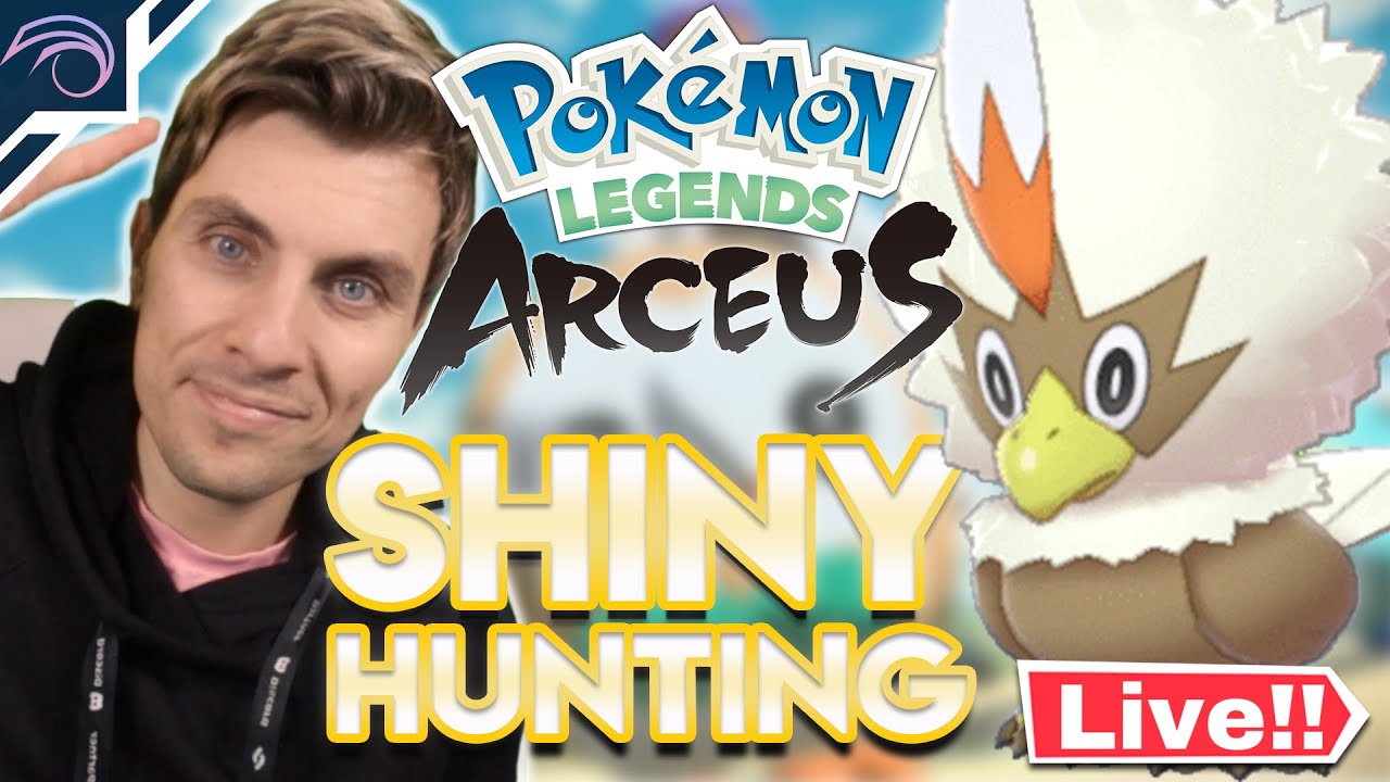 LIVE! SHINY RUFFLET HUNTING! Pokemon Legends Arceus Mass Outbreak Shiny Hunting