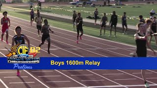 2023 TF - CIF-SS Prelims (D2) - 4x400 Relay (Boys, all 4 heats)