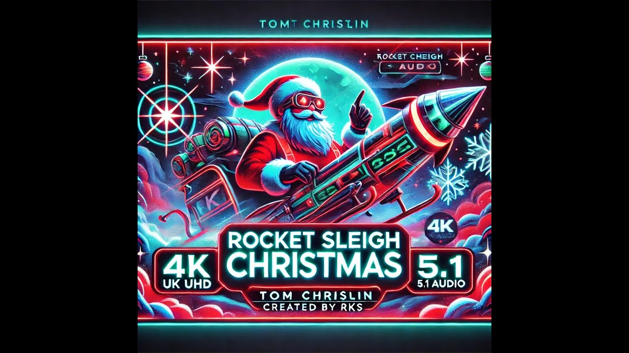 🎄✨ "Rocket Sleigh Christmas: Santa's Wild Ride to the Stars! 🚀🎅 | Tom Chrislin | 4K UHD + 7.1 Audio"