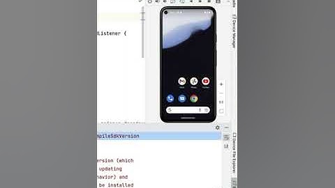 Change the API SDK Level in Android Studio