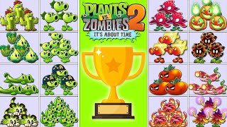 Tournament Random GREEN X RED - Who Will Win? - Pvz 2 Challenge - Plant vs Plant