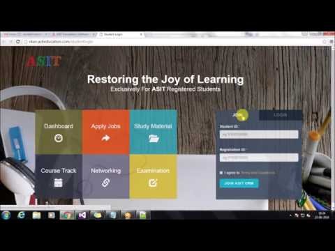 ASIT CRM | Student Portal for a better education