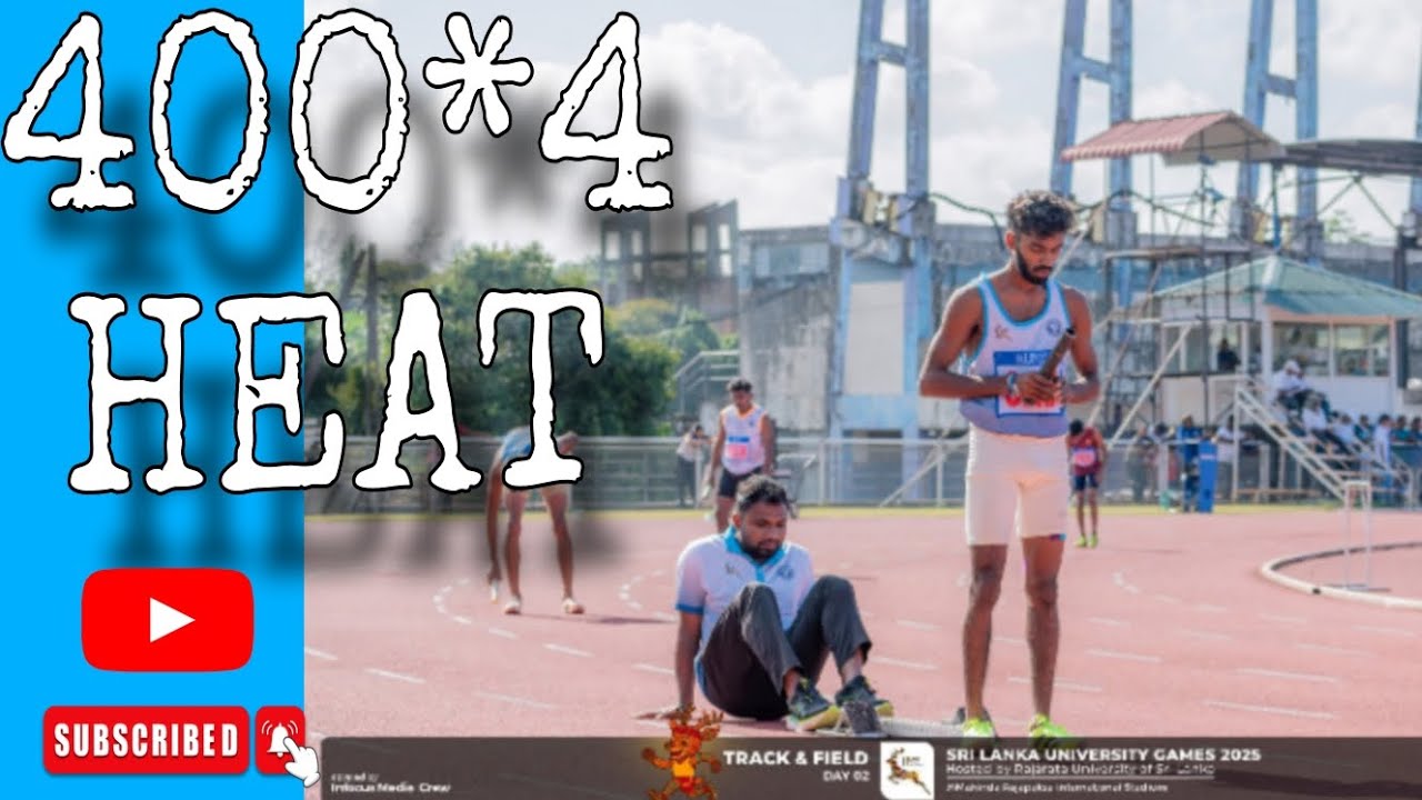 Sri Lanka University Games (SLUG) 2025 🔥🥵 Men's 400×4 heat 🇱🇰😍🚀