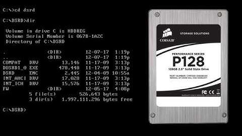 Corsair CMFSSD 128GBG2D Firmware Update HD