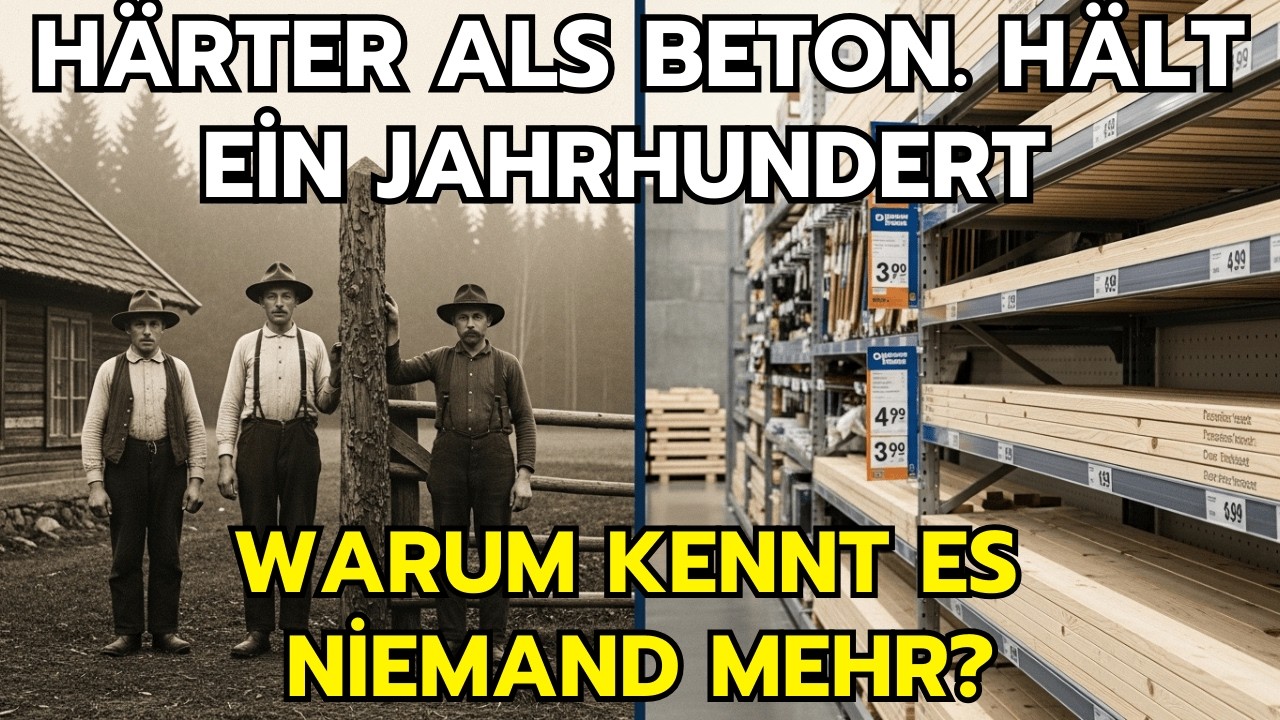 Das Vergessene Holz, Das Die Industrie Begraben Hat: Härter Als Beton. Hält Ein Jahrhundert