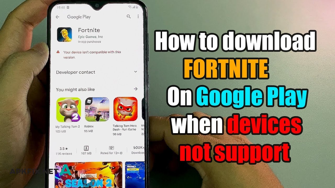 Fortnite For Android APK Download To Bypass Google Play Release