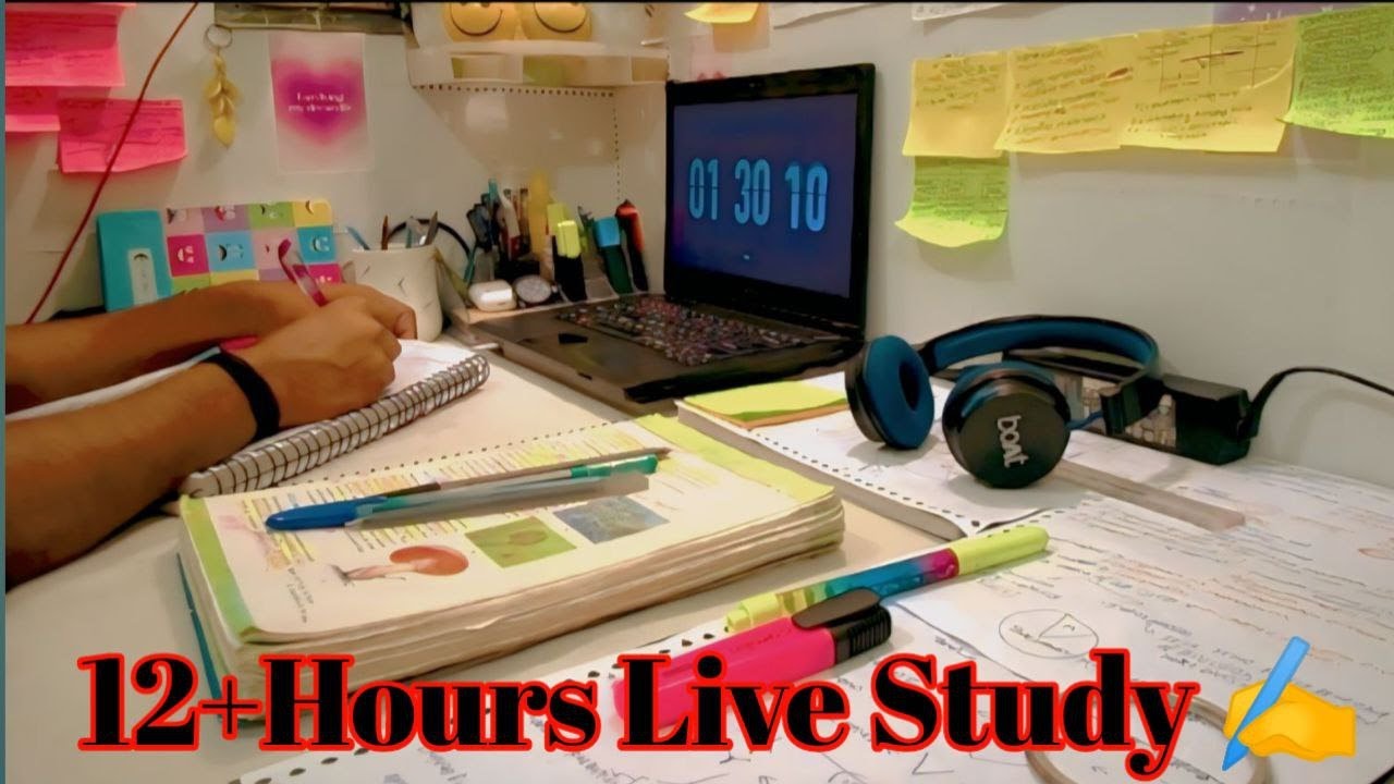 🔴Study With Me Live Session For Neet-Jee-Upsc-Boardexam |POMODORO ...