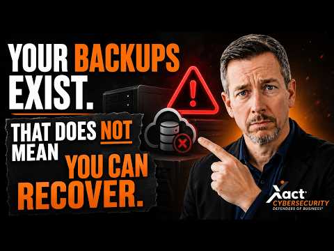 Your Backups Exist. That Does Not Mean You Can Recover.
