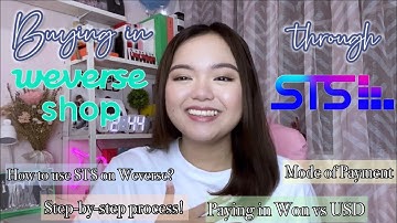 How to Purchase and Use STS Logistics on Weverse! | Eunice Halili