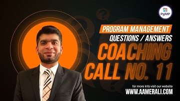 How to solve Program Management PgMP Question Answer in 2023 - Coaching Call 11 - Strategy Alignment