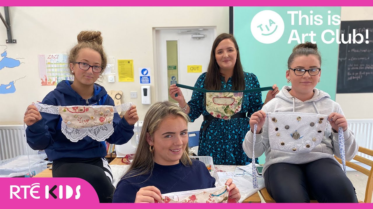 This Is Art Club! | Making Cool Beady Pockets! | 