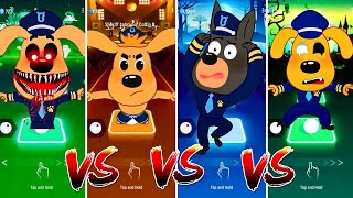 Sheriff Labrador Team 🆚️ Sheriff Labrador Exe Team. Who Is Best? by Tiles Hop Fun! 17,038 views 2 weeks ago 5 minutes, 49 seconds