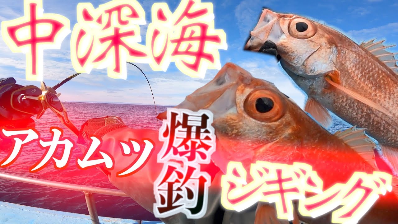 【アカムツジギングin福島 後編】中深海でアカムツを複数本GET！太平洋の赤いダイヤは極上品！