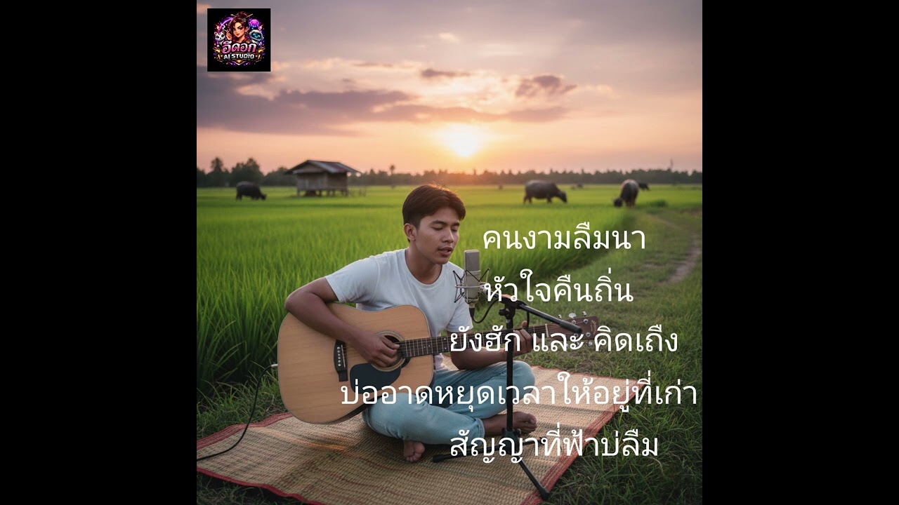 เพลง คนงามลืมนา ;  หัวใจคืนถิ่น ;  ยังฮัก และ คิดเถืง ; บ่อาดหยุดเวลา ; สัญญาที่ฟ้าบ่ลืม ; อี่ดอก AI