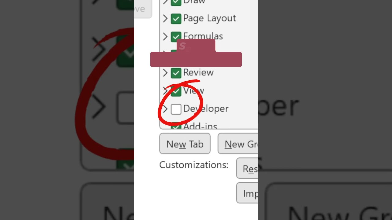 How To Enable The Developer Tab In Microsoft Excel Office365 Exceltricks Msexceltricks