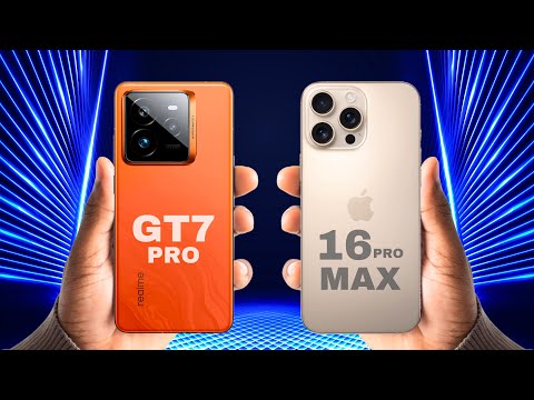 مقارنة ايفون 16 برو ماكس مع ريلمي 7 برو القوي