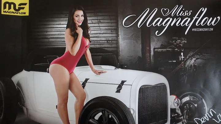 2016 Miss MagnaFlow Anna Valencia at Car Show