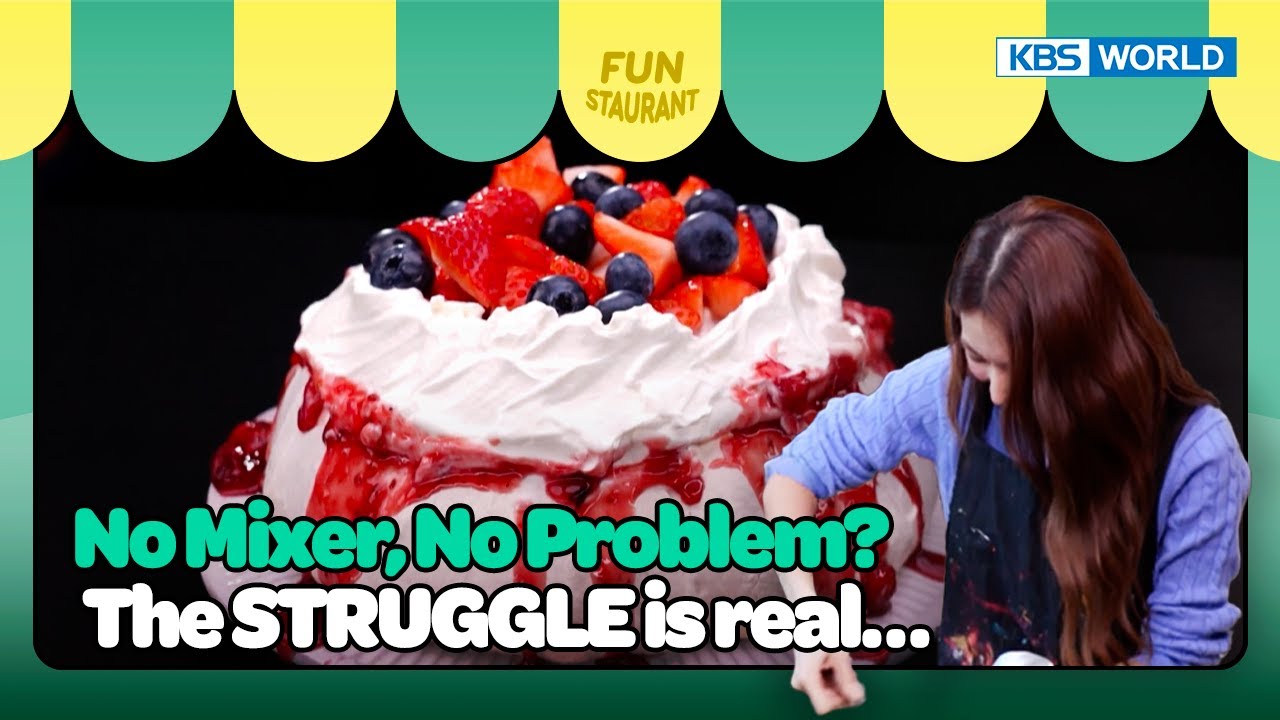 Whipping Meringue Without Mixer😤🍰[Stars Top Recipe at Fun Staurant : EP.273-2 | KBS WORLD TV 250609