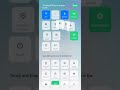 Oppo smartphone Quick Access menu