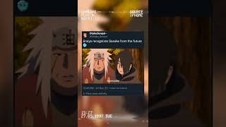 Jiraiya Recognizes Sasuke From The Future