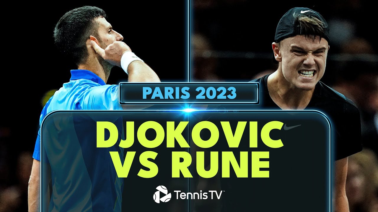 NOVAK DJOKOVIC vs HOLGER RUNE, ATP 1000 de PARIS, QUARTAS de FINAL