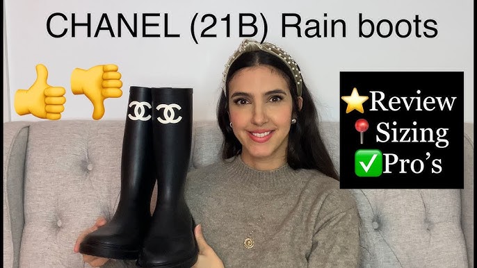 Chanel Rain Boots 40