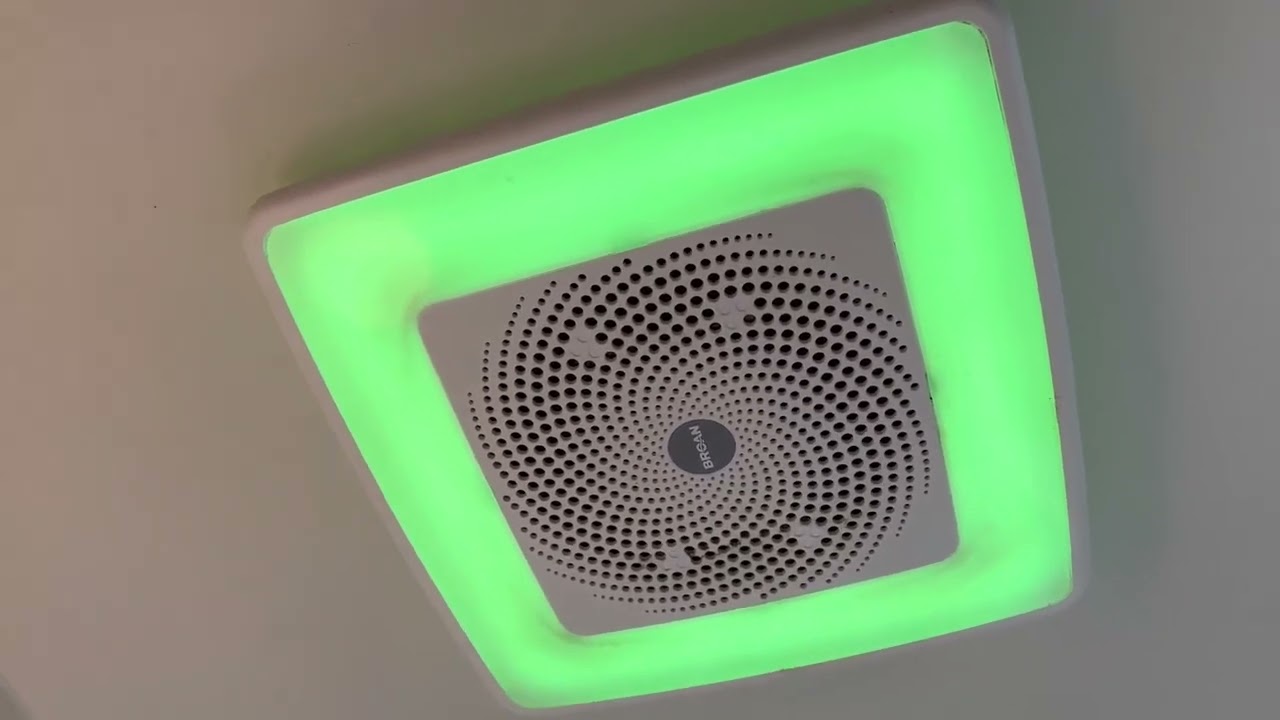 Broan NuTone VC110CCT Sensonic Alexa Voice Controlled Smart Exhaust Fan with Dimmable LED Light and