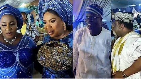 ACTRESS FATHIA BALOGUN, DOYIN KUKOYI GBAJUMO, MR LATIN STEPS OUT FOR   ABBEY LANRE 60TH  BIRTHDAY