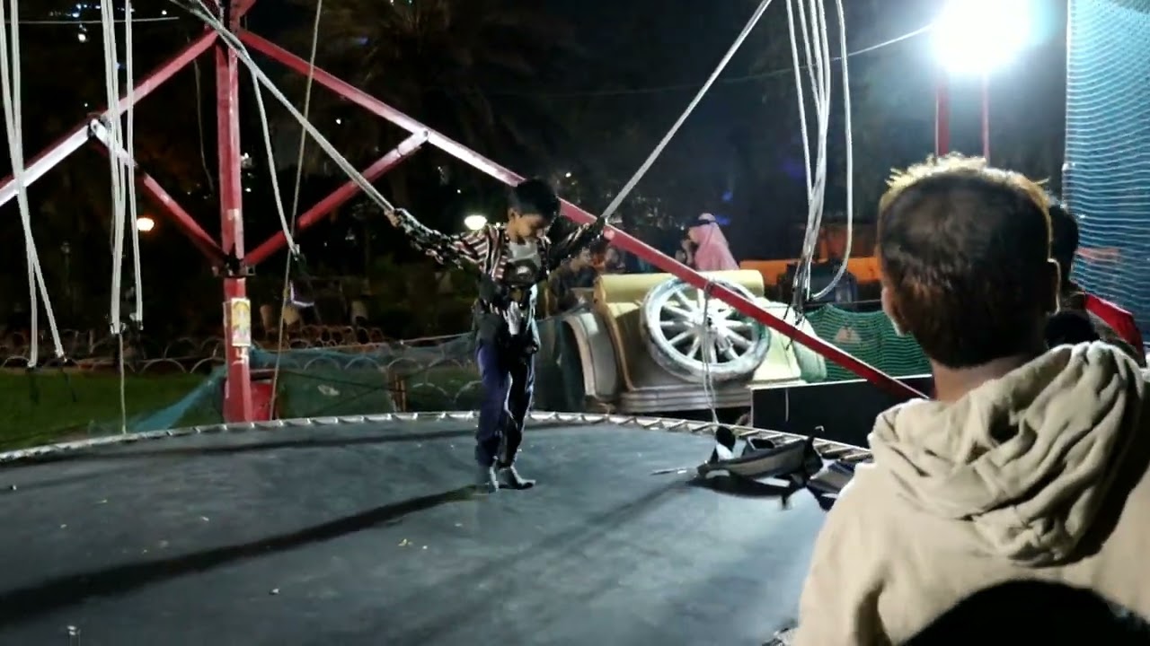 Bungee Trampoline Jumping 👦👨🕺 ( Suhas, Sahas & Austin )