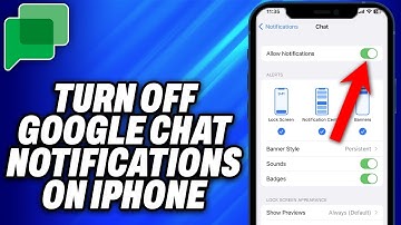 How To Turn Off Google Chat Notifications On iPhone (2025) - Easy Fix