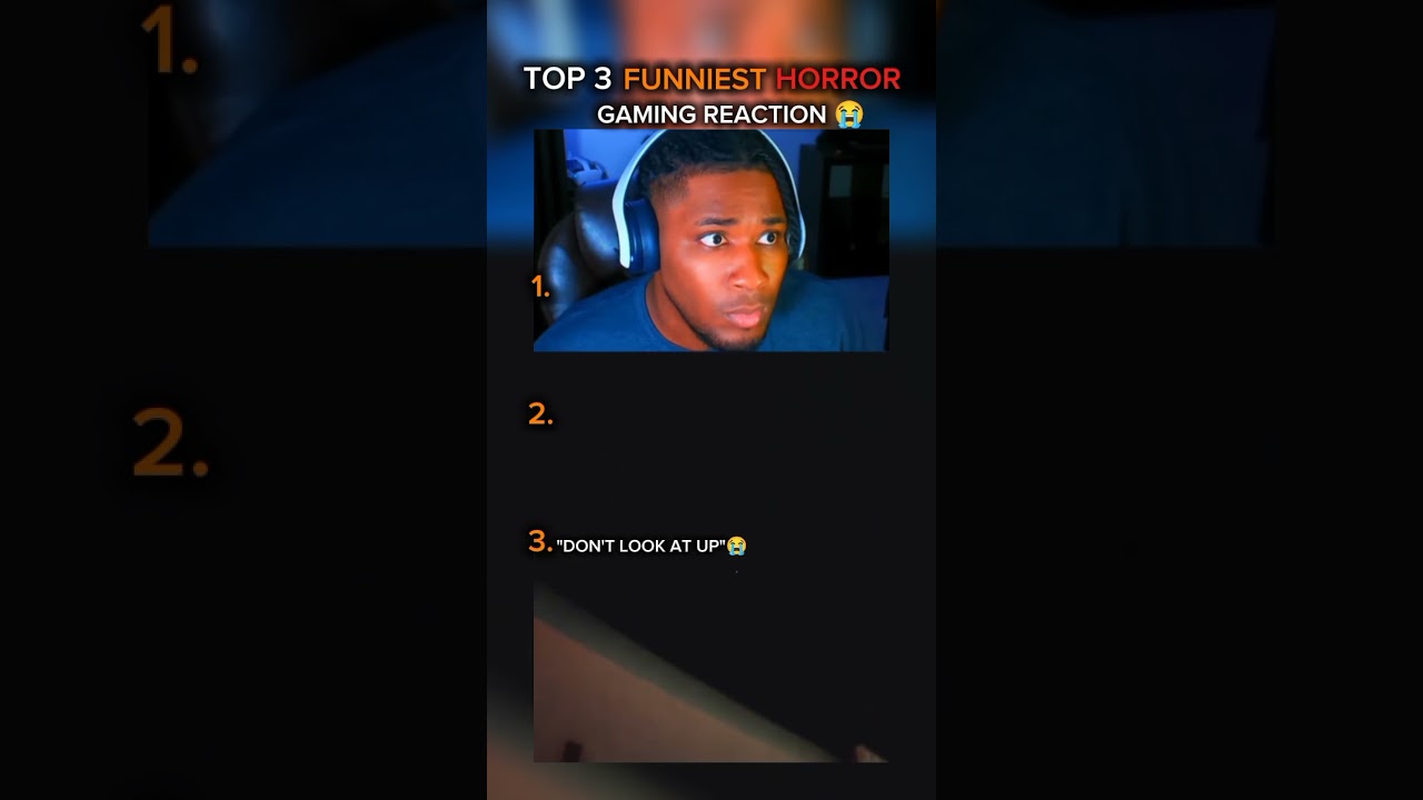 TOP 3 FUNNIEST HORROR GAME REACTIONS 😂