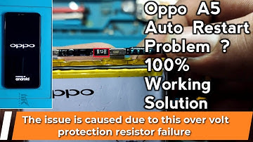 OPPO A3s A5 automatically switch off problem | oppo A3s A5 auto restart problem solutions